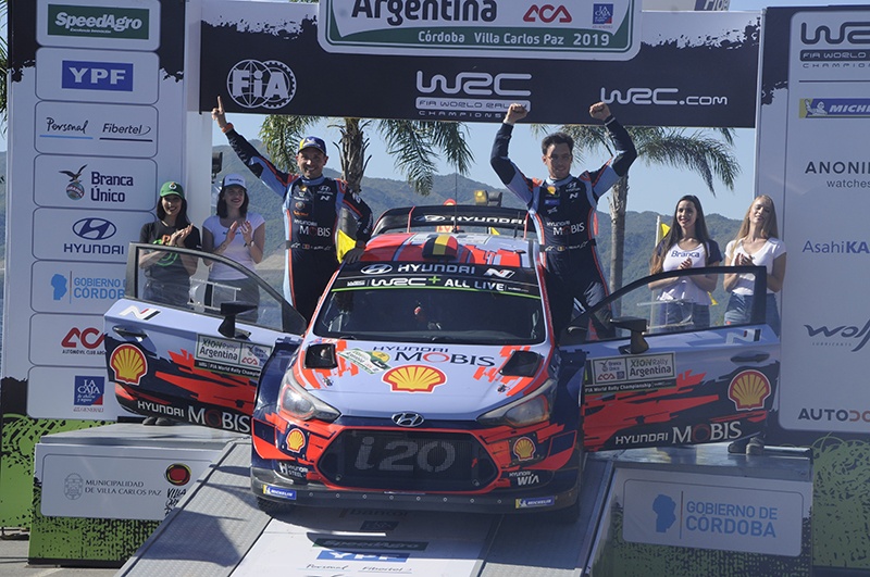 El Equipo Hyundai Shell Mobis Rally Team se coronó campeón de constructores en el Campeonato Mundial de Rally (WCR)